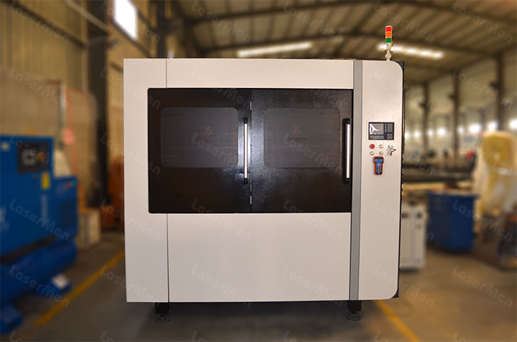 Hybrid type fiber and co2 laser cutting machine for metal and nonmetal