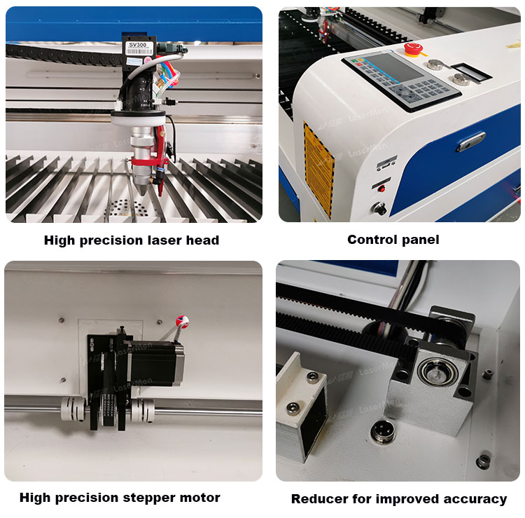 co2 ccd laser cutting and engraving machine detailes
