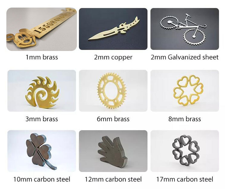 fiber laser cutting samples