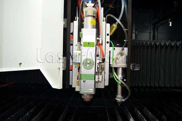 1300*1300 hybrid type fiber co2 laser cutting head