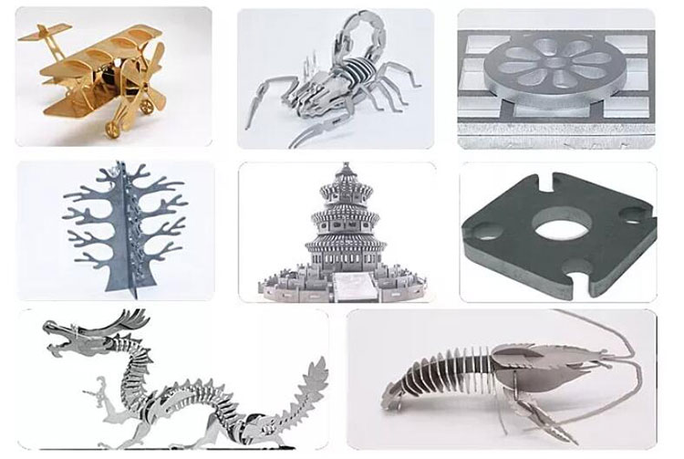fiber laser cutting sample