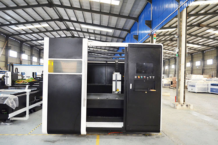 full cover fiber laser cutting machine