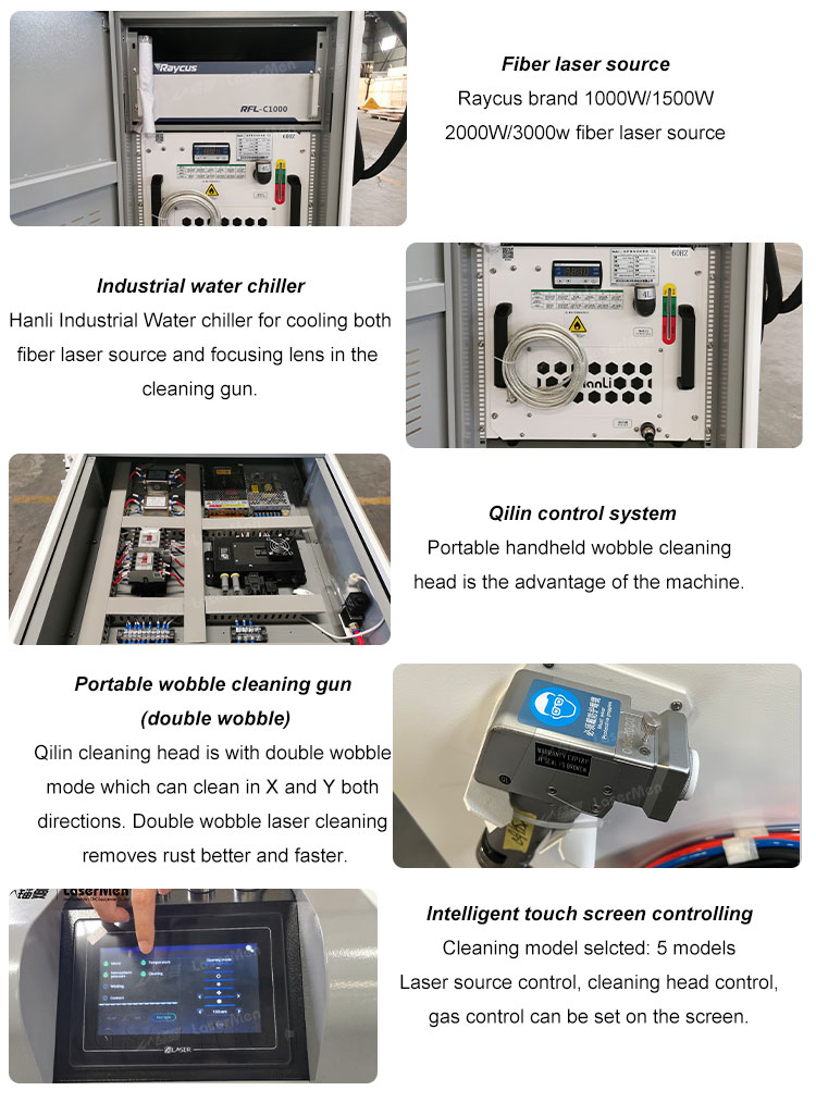 handheld fiber laser cleaning machine details