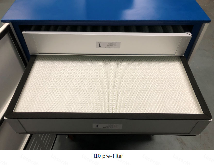 130w air filter for co2 laser engraving cutting machine