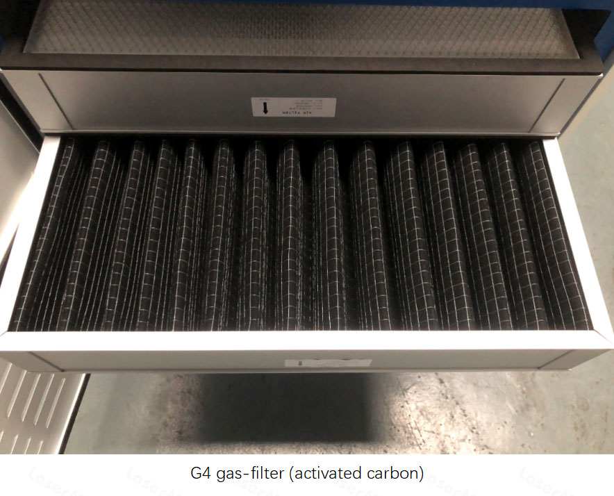 130w air filter for co2 laser engraving cutting machine