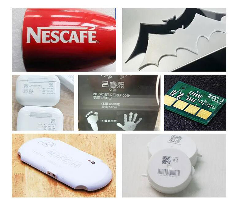 uv laser marking machine sample
