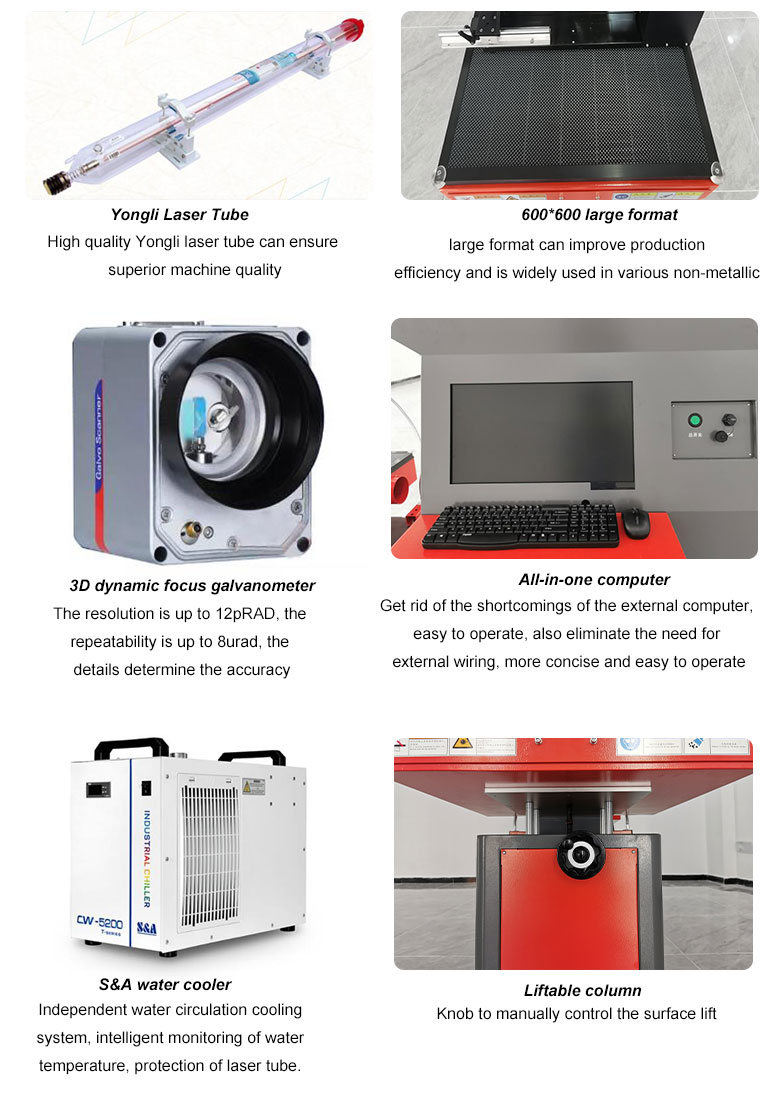 3d dynamic co2 laser marking machine details